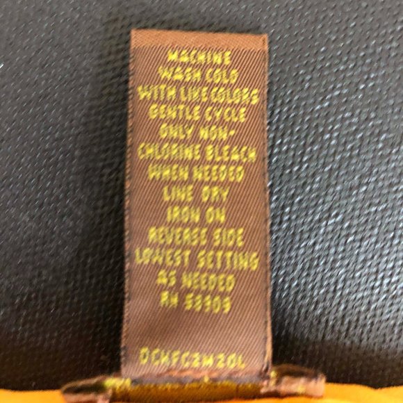 Copper Key Orange Tank Top with Navy Bows - Picture 4 of 5